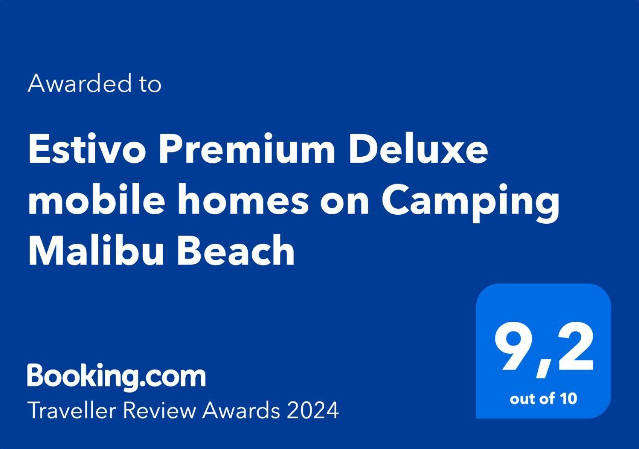 Estivo Premium Deluxe Mobile Homes On Camping Malibu Beach Jesolo Extérieur photo