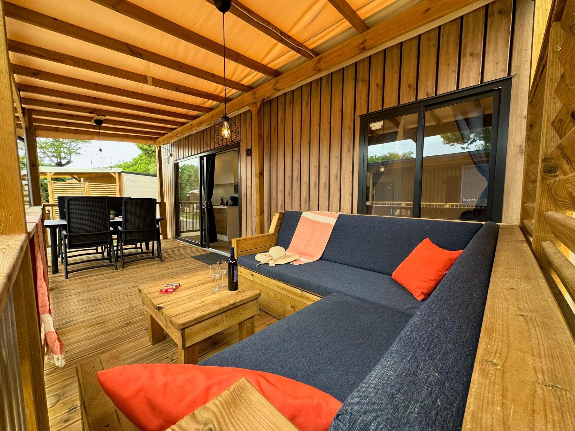 Estivo Premium Deluxe Mobile Homes On Camping Malibu Beach Jesolo Extérieur photo